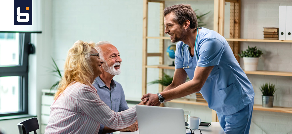 Illustration depicting AI-driven strategies for Medicare Advantage lead generation in 2025.