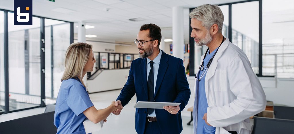 Digital illustration representing Medicare lead generation strategy for 2025 with AI and compliance elements.